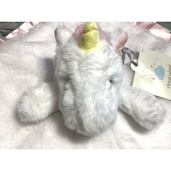 Cloud Island Unicorn Security Blanket With Satin Trim - Picture 7 of 7